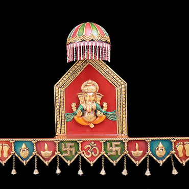 Buy Chatri Toran With Bell Online,Ganesha Mural With Bell Online