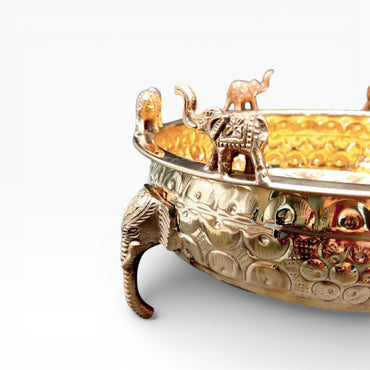 Brass Decorative Elephant Uruli