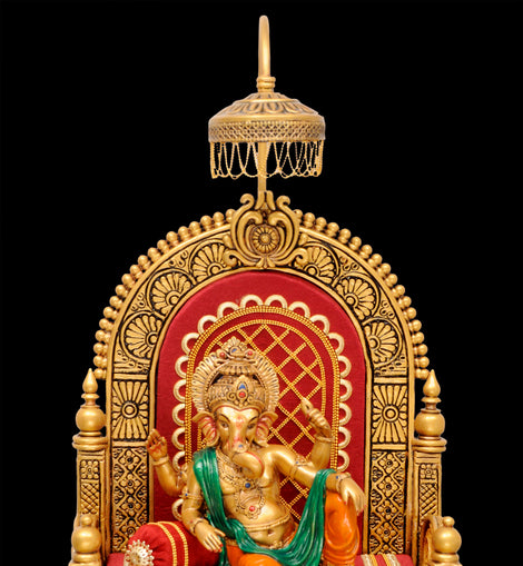 Chatri Singhasan Ganesh /Small Singhasan Ganesh