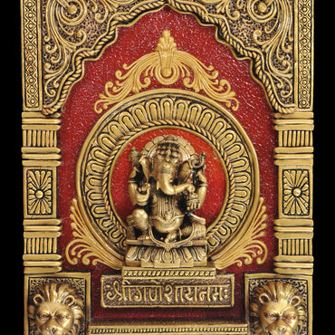 Narsinha Mural Ganesh/Sai Baba/Radha-Krishna