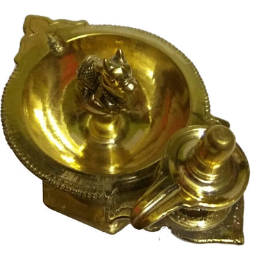 Pradhosha Vliakku,Brass Pradhosha Lamp with Shiv Linga and Nandhi,Pradosha murthy vilakku