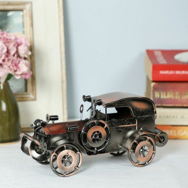 Vintage Military Car Miniature Retro Vehicle Showpiece