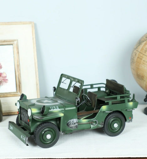 US military Jeep Miniature Showpiece