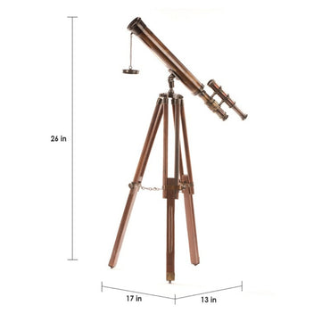 Multicolor Vintage Long Distance Lens Telescope With Tripod stand