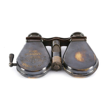 Foldable Brass Kelvin & Hughes Binocular London 1917
