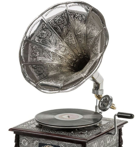 Antique Working Gramophone Vintage Gramophone Player Phonograph Vinyl  Recorder