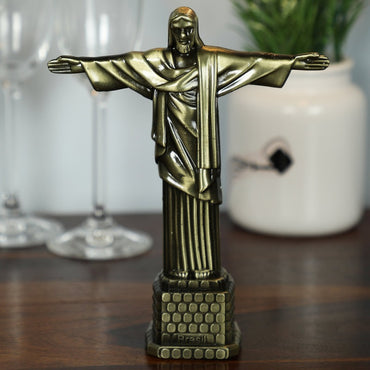 Bronze Iron Jesus The Redeemer Model Showpiece
