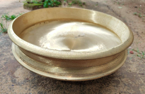 Heavy Bronze Cooking Urli,Mannar Otturuli,Cooking Varpu,Kerala Style Bronze Uruli for Cooking, 8