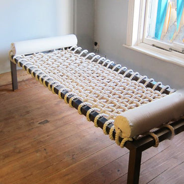 Woven Steel Frame Rope Daybed