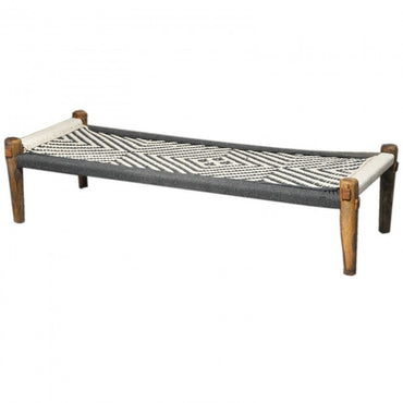 Indian Natural Rope Charpai Daybed Bench