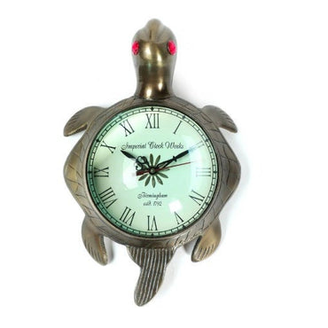 Gold Turle 10 Inch dial wall Clock