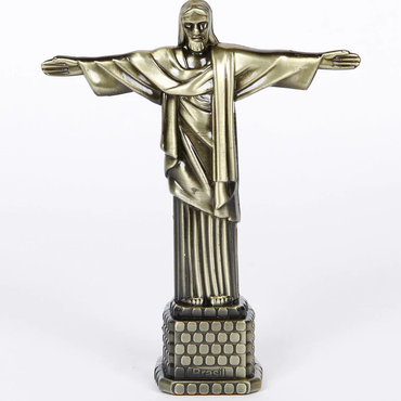 Bronze Iron Jesus The Redeemer Model Showpiece