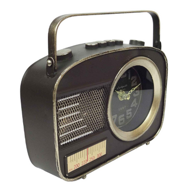 Metal Design Brown Vintage Radio Transistor